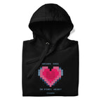Felpa ARCADE SOUL, IN PIXEL HEART Nero