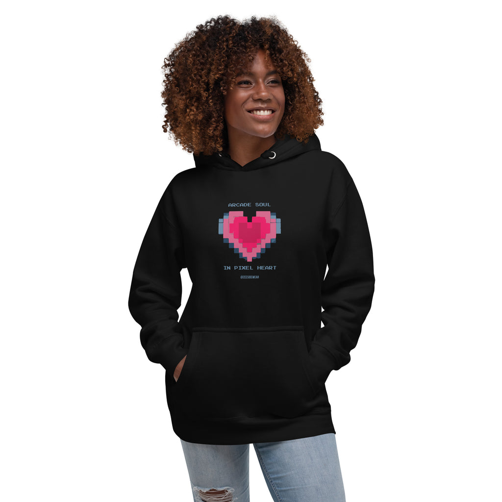 Felpa ARCADE SOUL, IN PIXEL HEART