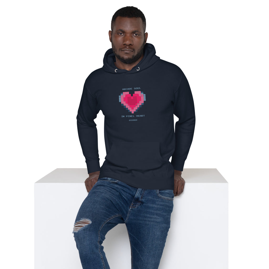 Felpa ARCADE SOUL, IN PIXEL HEART