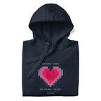 Felpa ARCADE SOUL, IN PIXEL HEART Navy Blazer