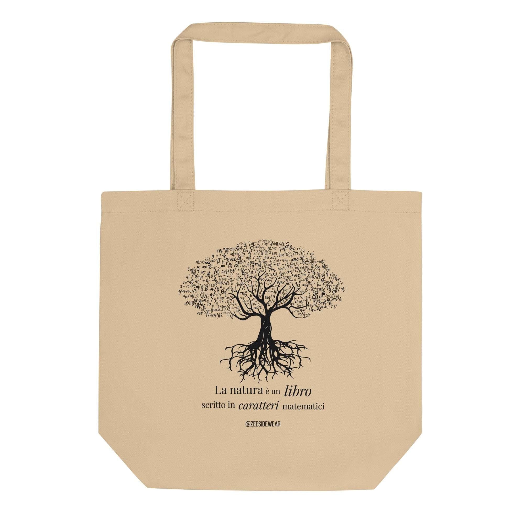 Shopping Bag LA NATURA È UN LIBRO SCRITTO IN CARATTERI MATEMATICI Oyster
