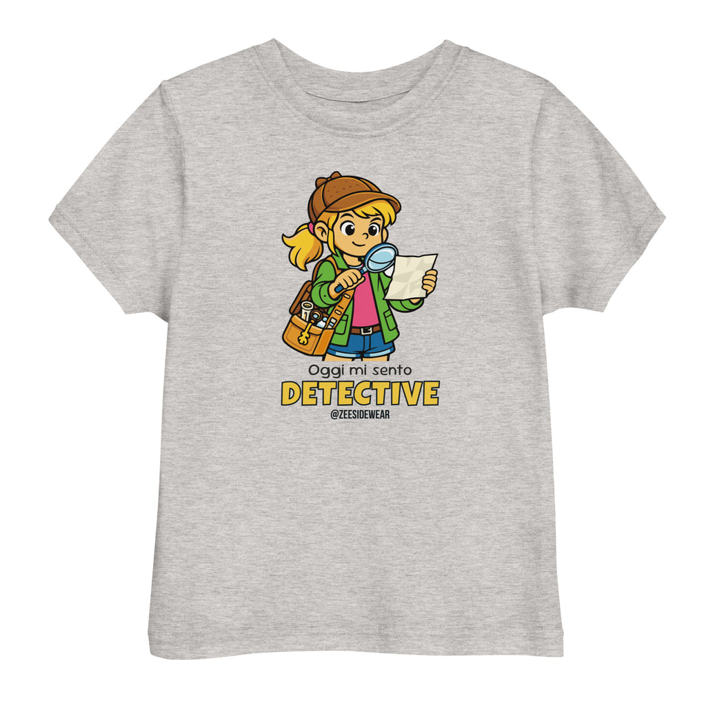 T-shirt detective bambina