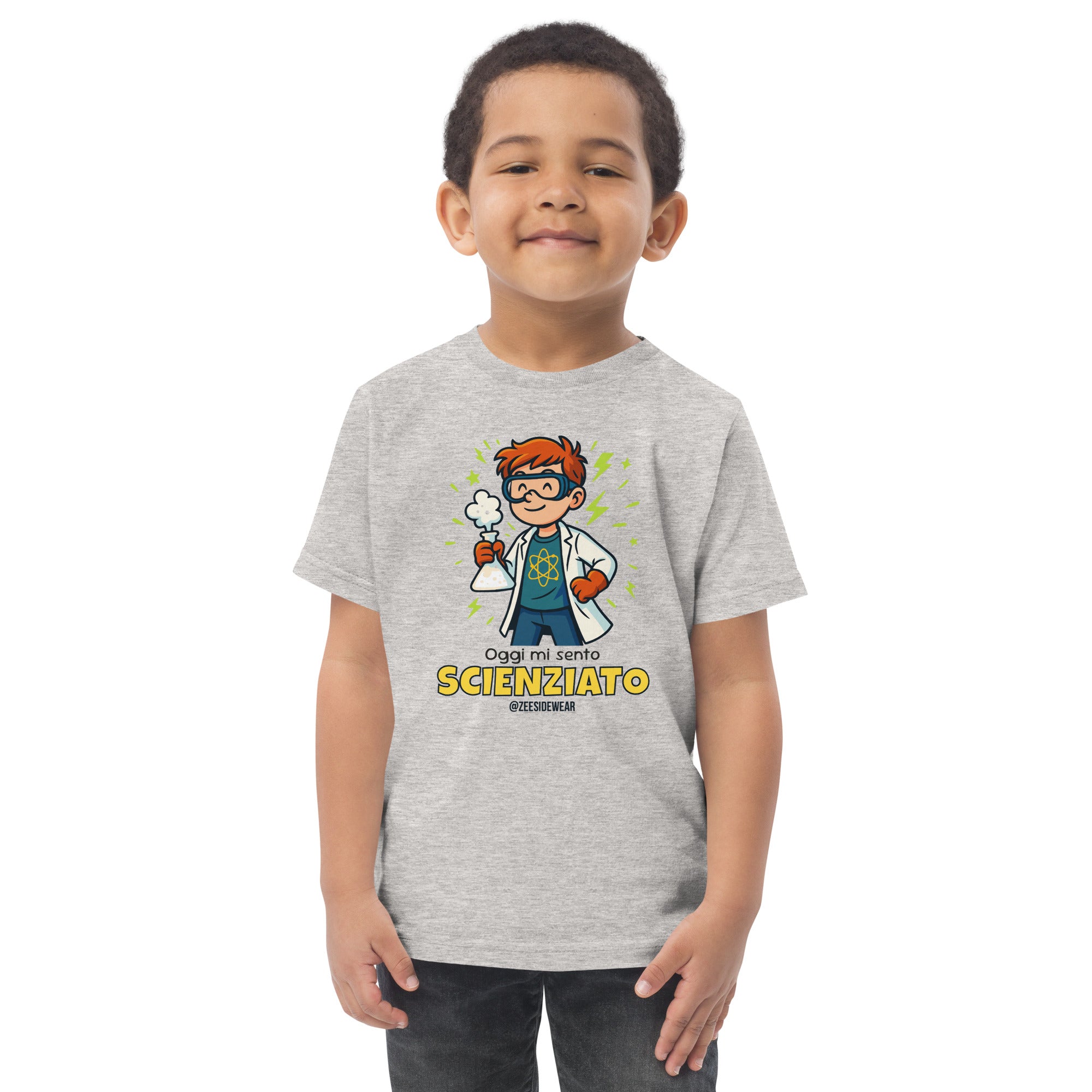 T-shirt bambino scienziato