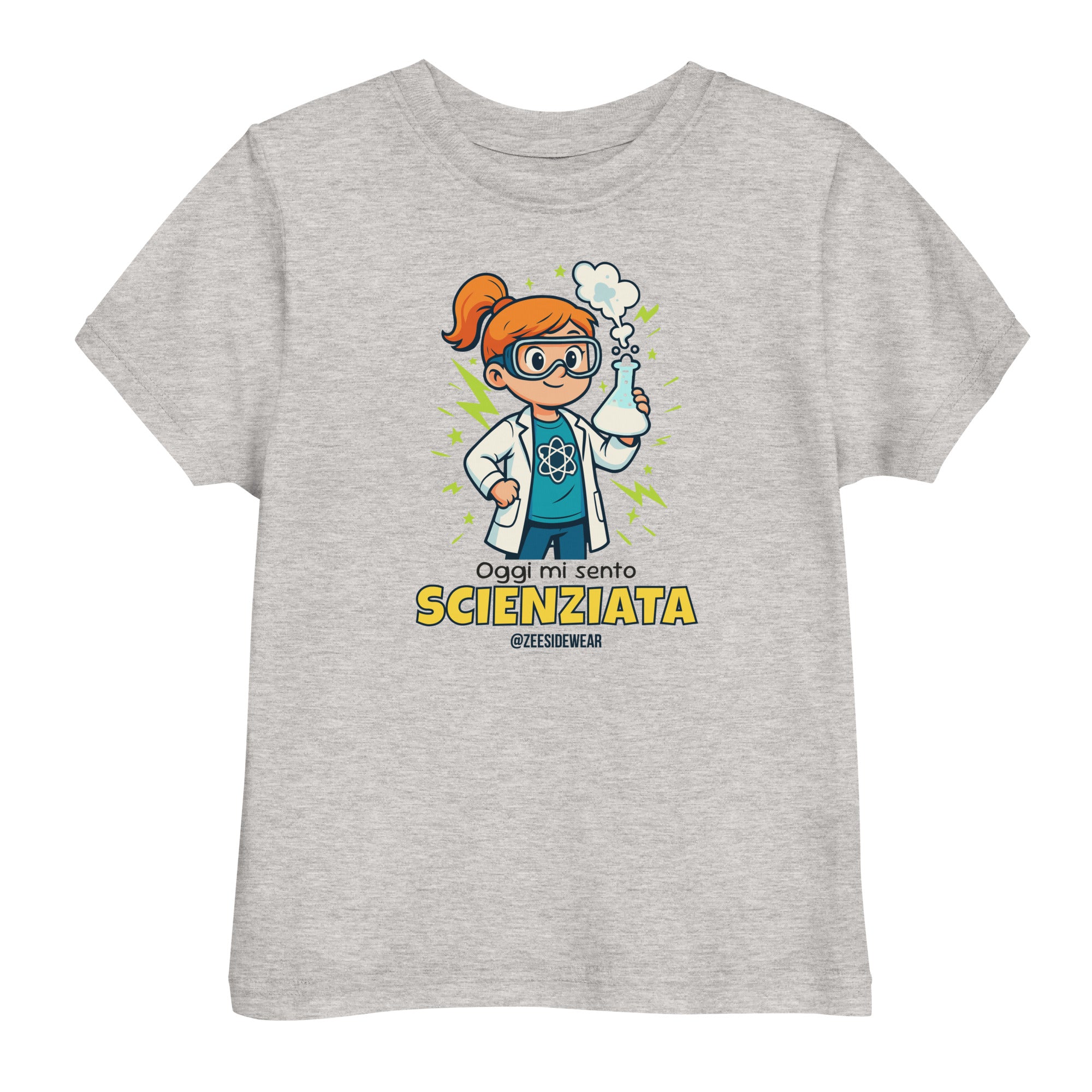 T-shirt bambina scienziata