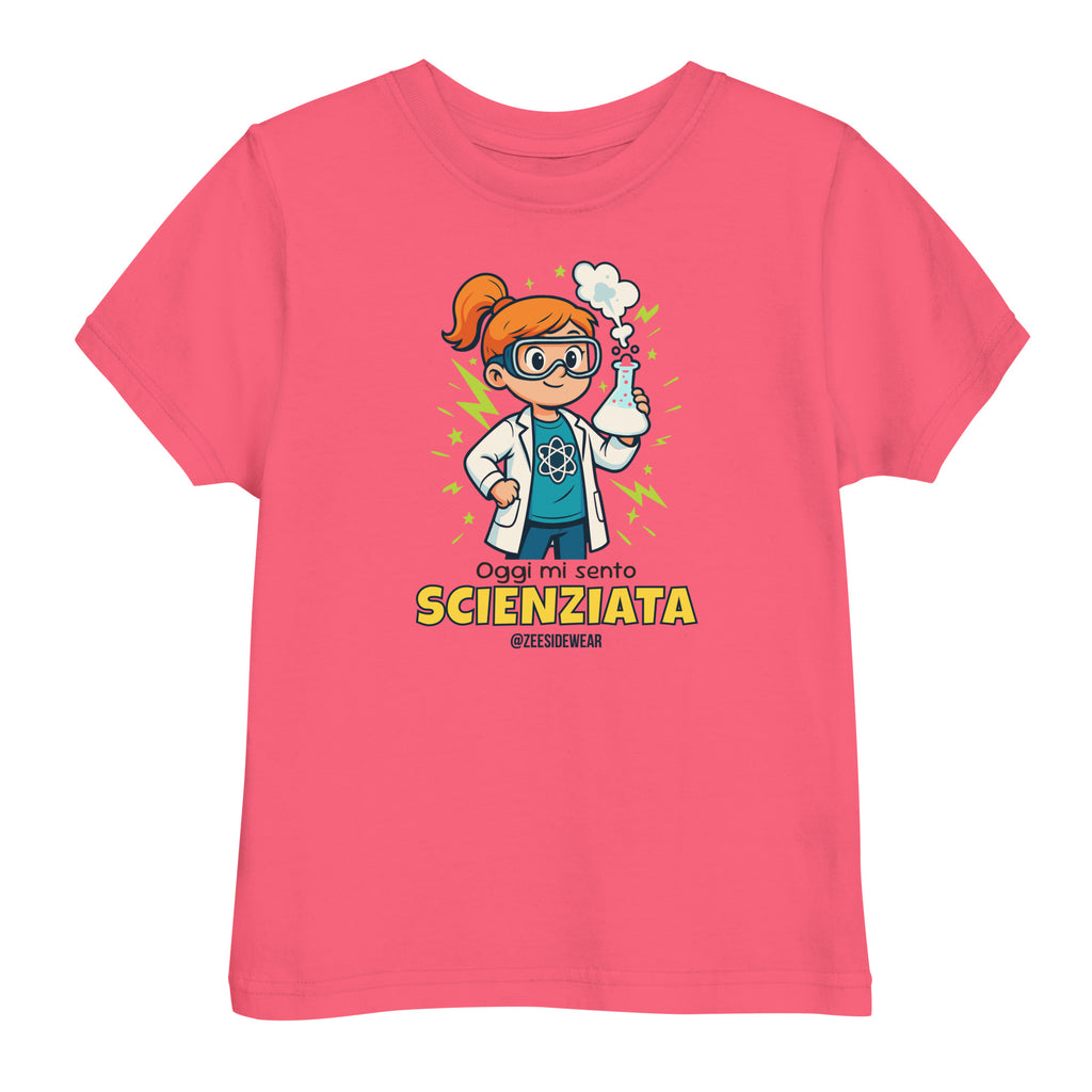 T-shirt bambina scienziata