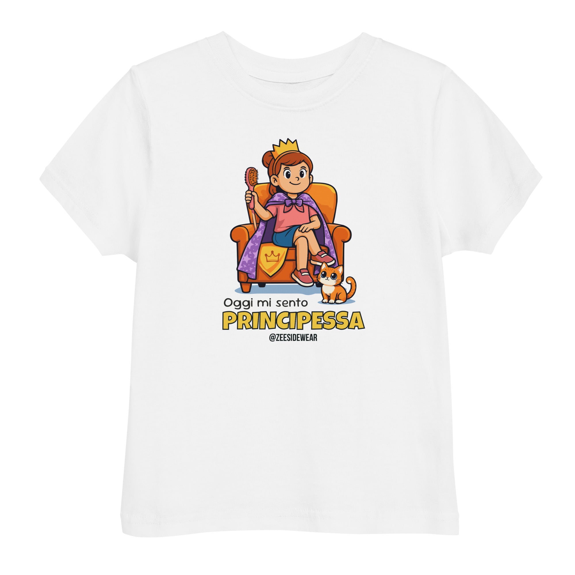T-shirt bambina principessa
