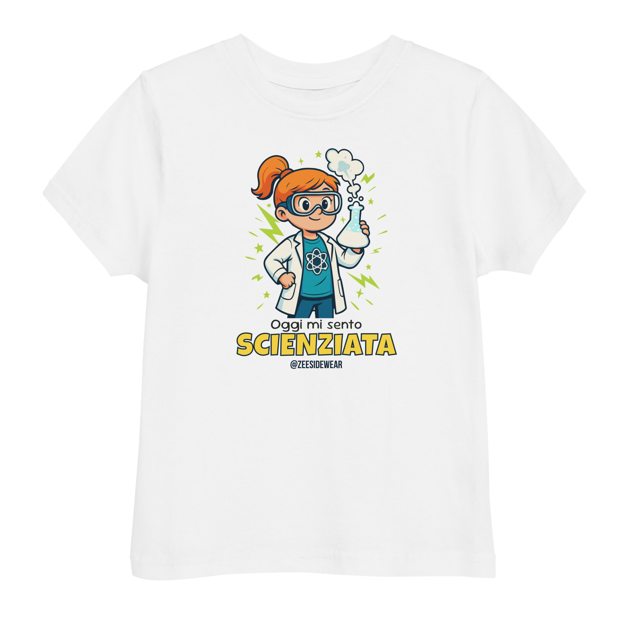 T-shirt bambina scienziata