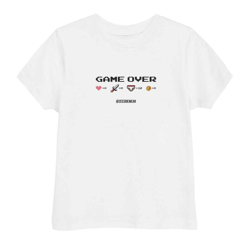 T-shirt GAME OVER | Apprendista Gamer Bianco