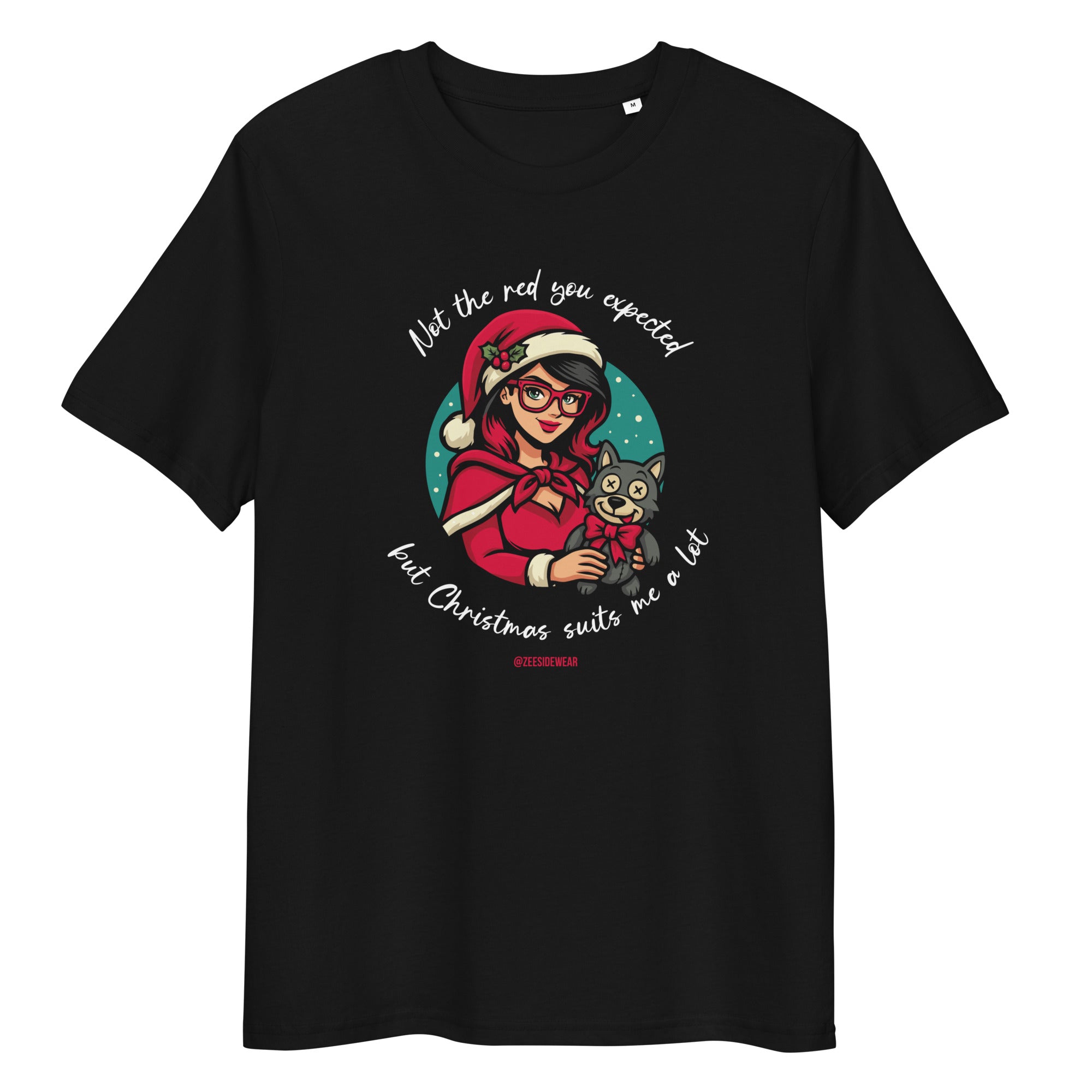 Little Red Riding Hood Christmas T-shirt, a rebellious fairy tale and Christmas irony