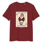 T-shirt natalizia ironica, Babbo Natale e le due facce del Natale