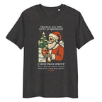 T-shirt ORANGE, ICE AND GIFTS AT MIDNIGHT Dark heather grey