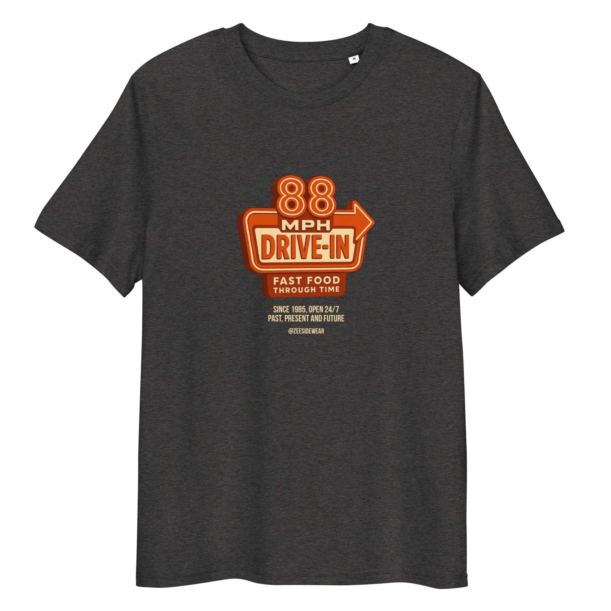 T-shirt 88 MPH Drive-In Dark heather grey