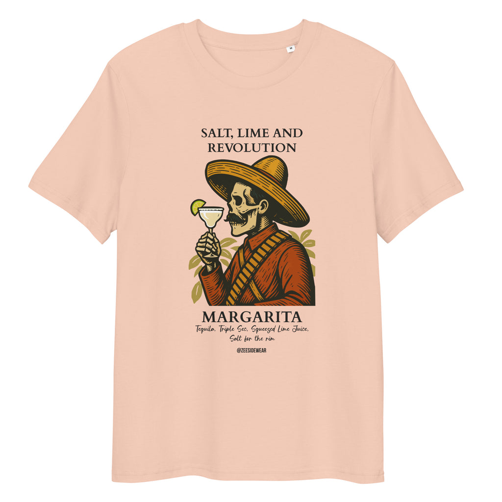 T-shirt Unisex PANCHO VILLA & MARGARITA Fraiche Peche