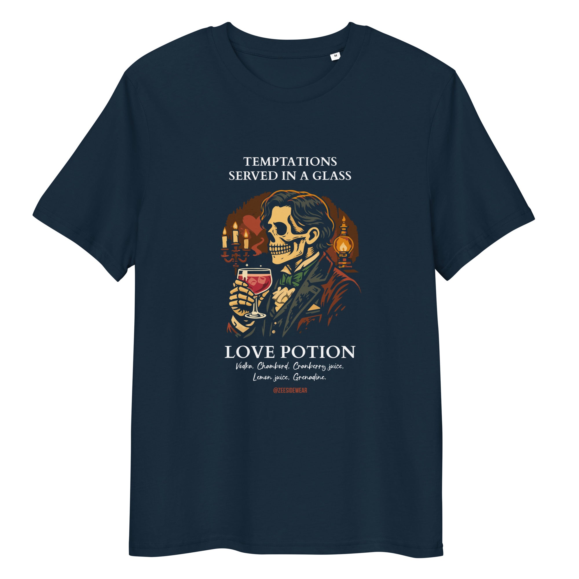 T-shirt OSCAR WILDE & LOVE POTION French Navy