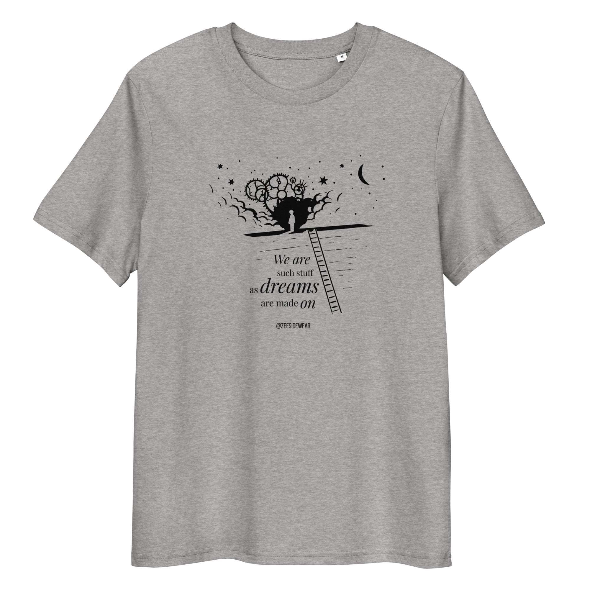 T-shirt WE ARE SUCH STUFF AS DREAMS ARE MADE ON Heather Grey
