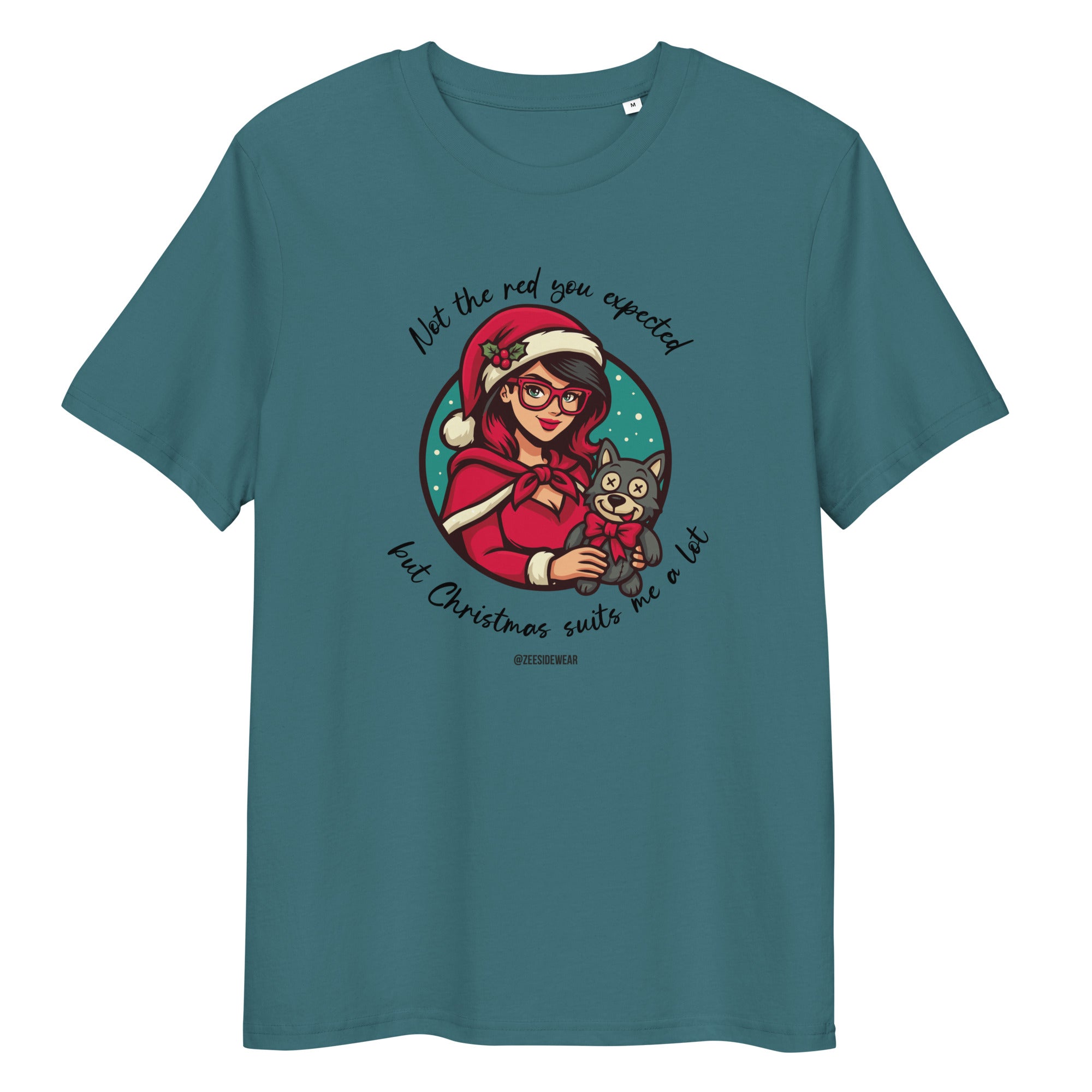 Little Red Riding Hood Christmas T-shirt, a rebellious fairy tale and Christmas irony