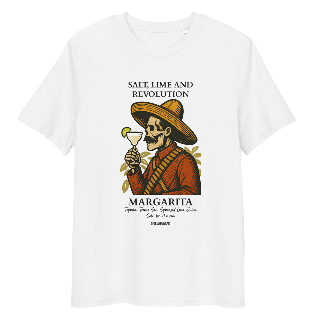 T-shirt Unisex PANCHO VILLA & MARGARITA Bianco