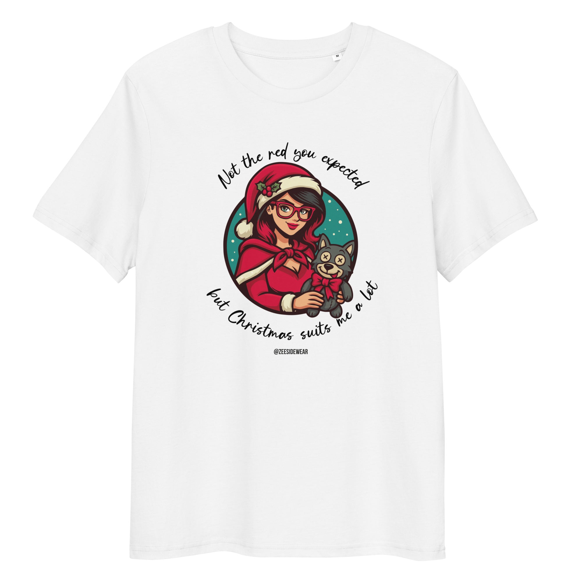 Little Red Riding Hood Christmas T-shirt, a rebellious fairy tale and Christmas irony