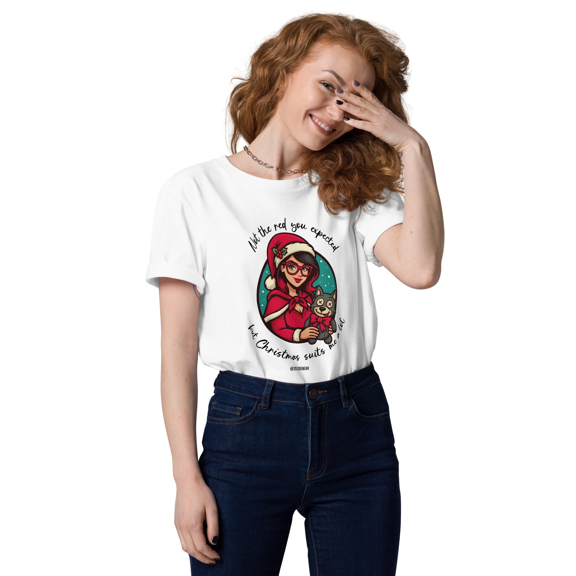 Little Red Riding Hood Christmas T-shirt, a rebellious fairy tale and Christmas irony