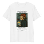 T-shirt SHERLOCK HOLMES & GIN TONIC Bianco