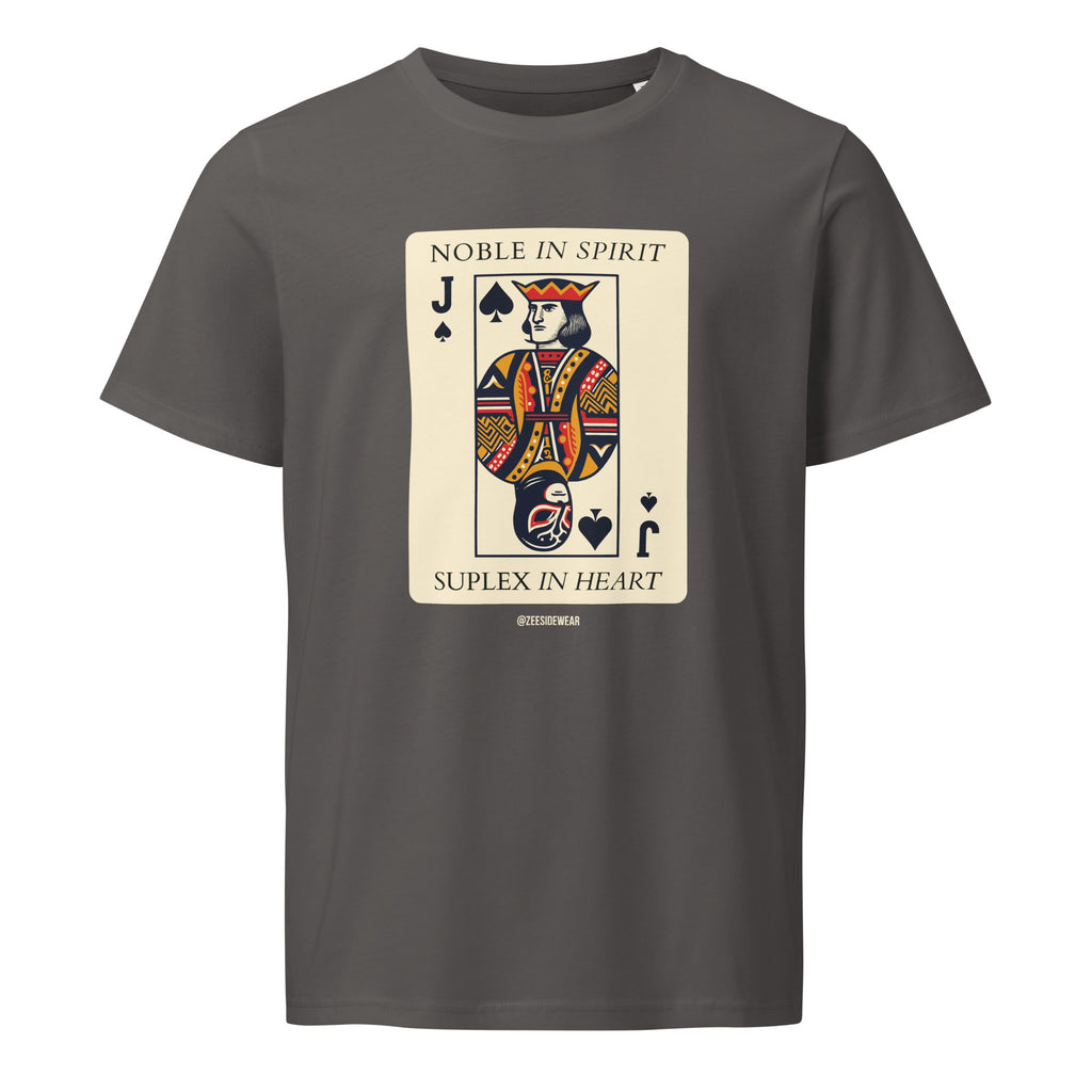 T-shirt NOBLE IN SPIRIT, SUPLEX IN HEART anthracite