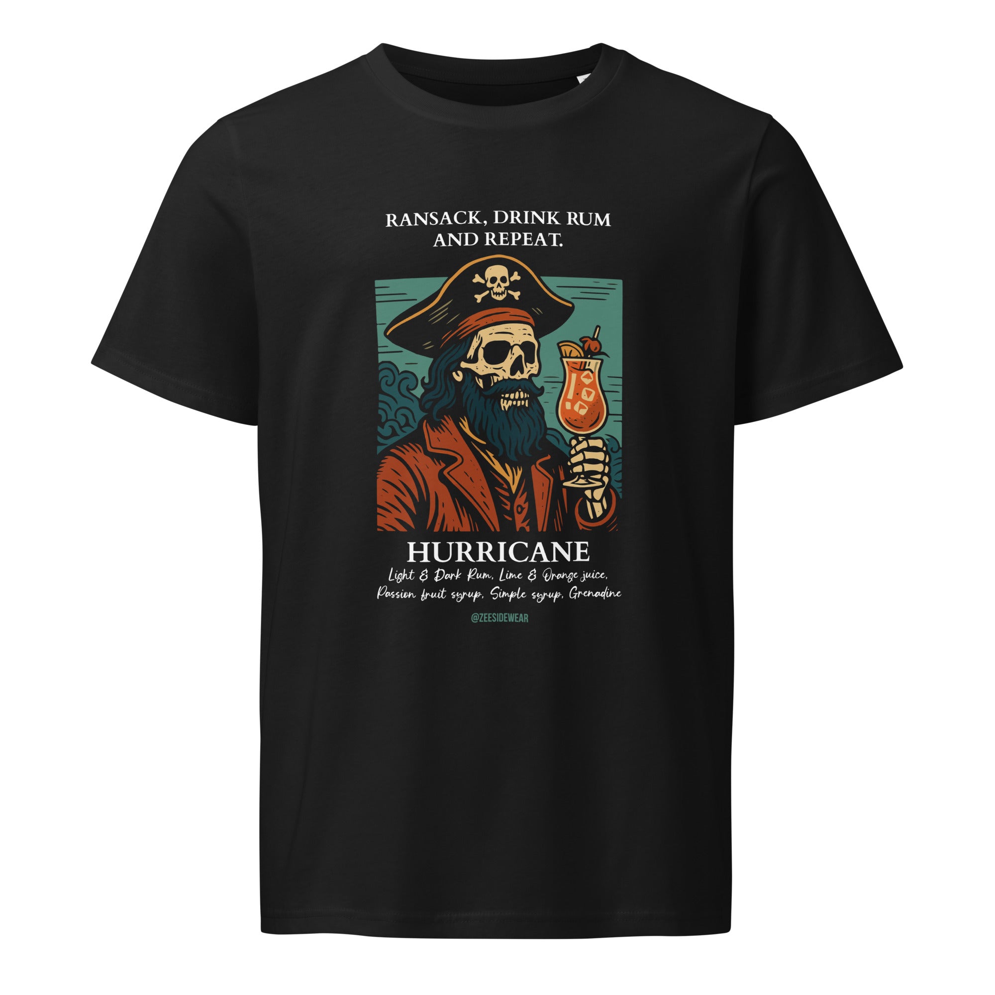 T-shirt BARBANERA & HURRICANE Nero