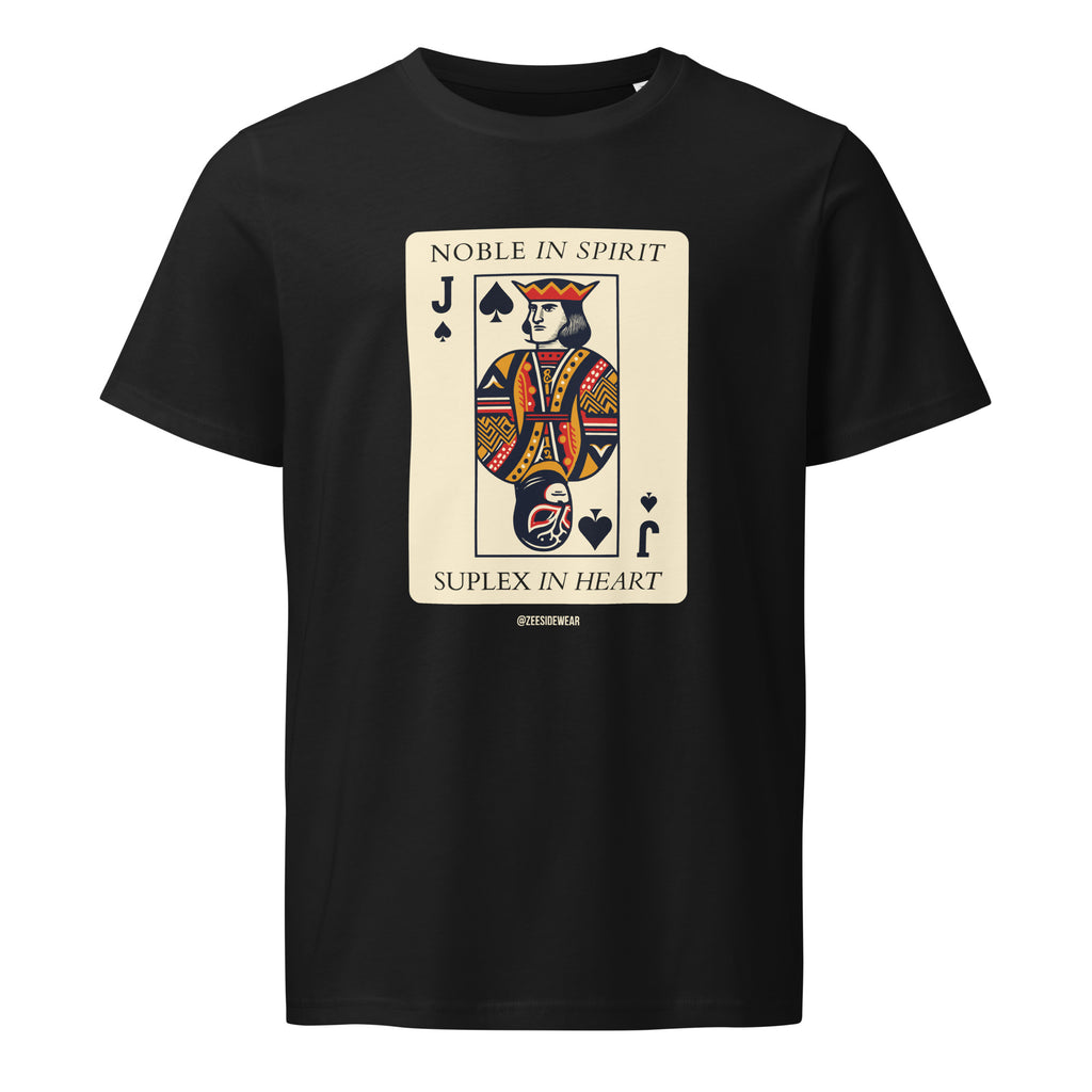 T-shirt NOBLE IN SPIRIT, SUPLEX IN HEART Nero