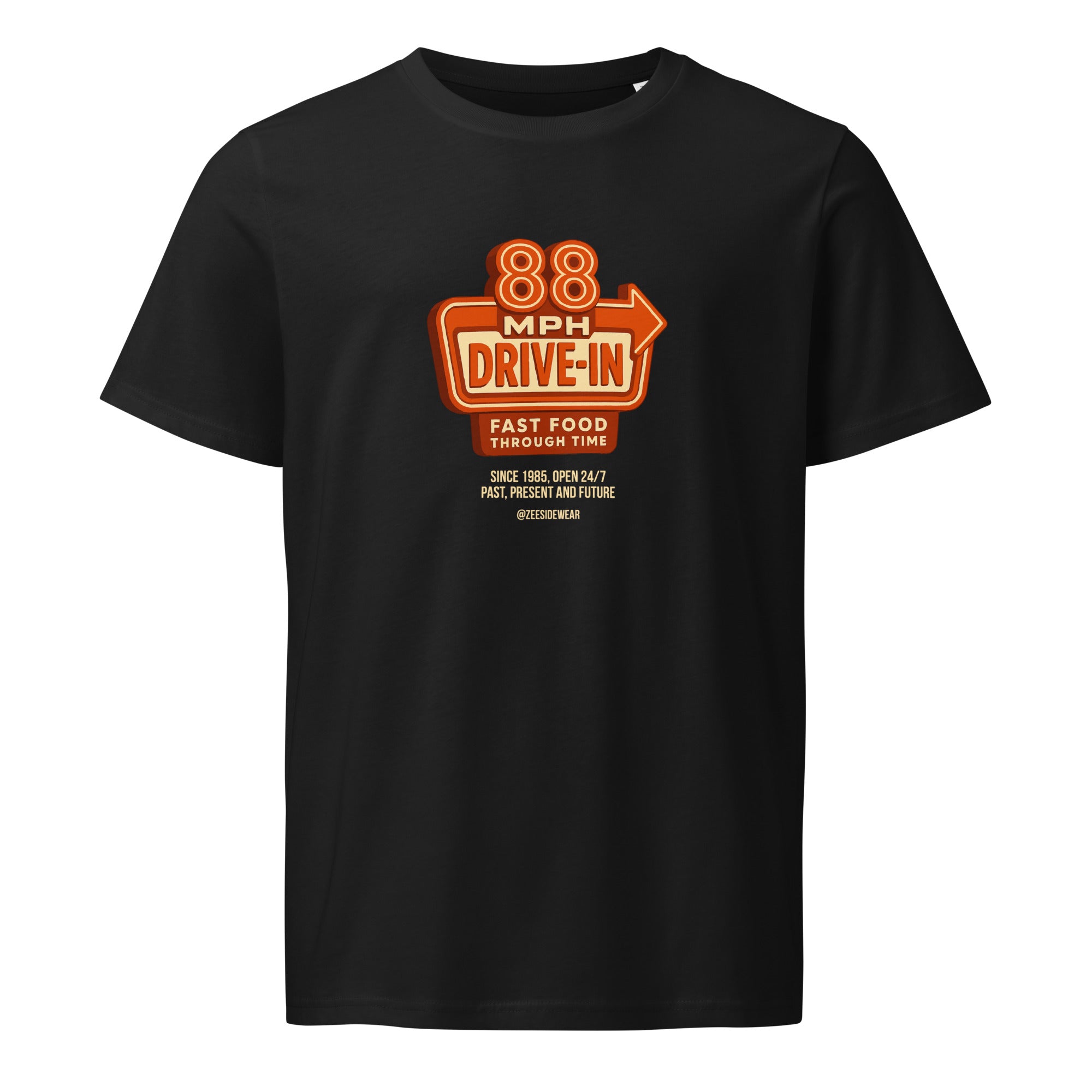 T-shirt 88 MPH Drive-In Nero