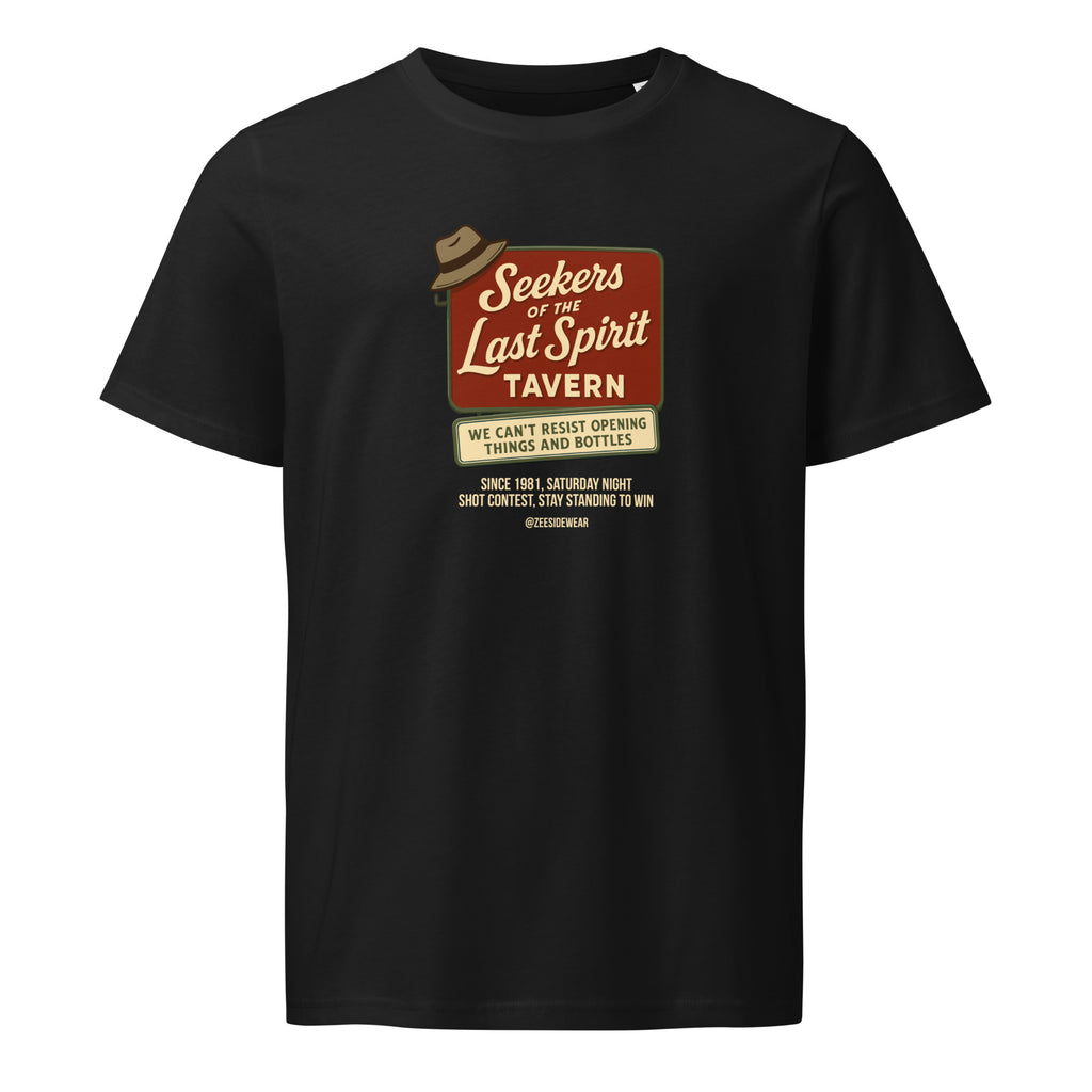 T-shirt SEEKERS OF THE LAST SPIRIT Tavern Nero