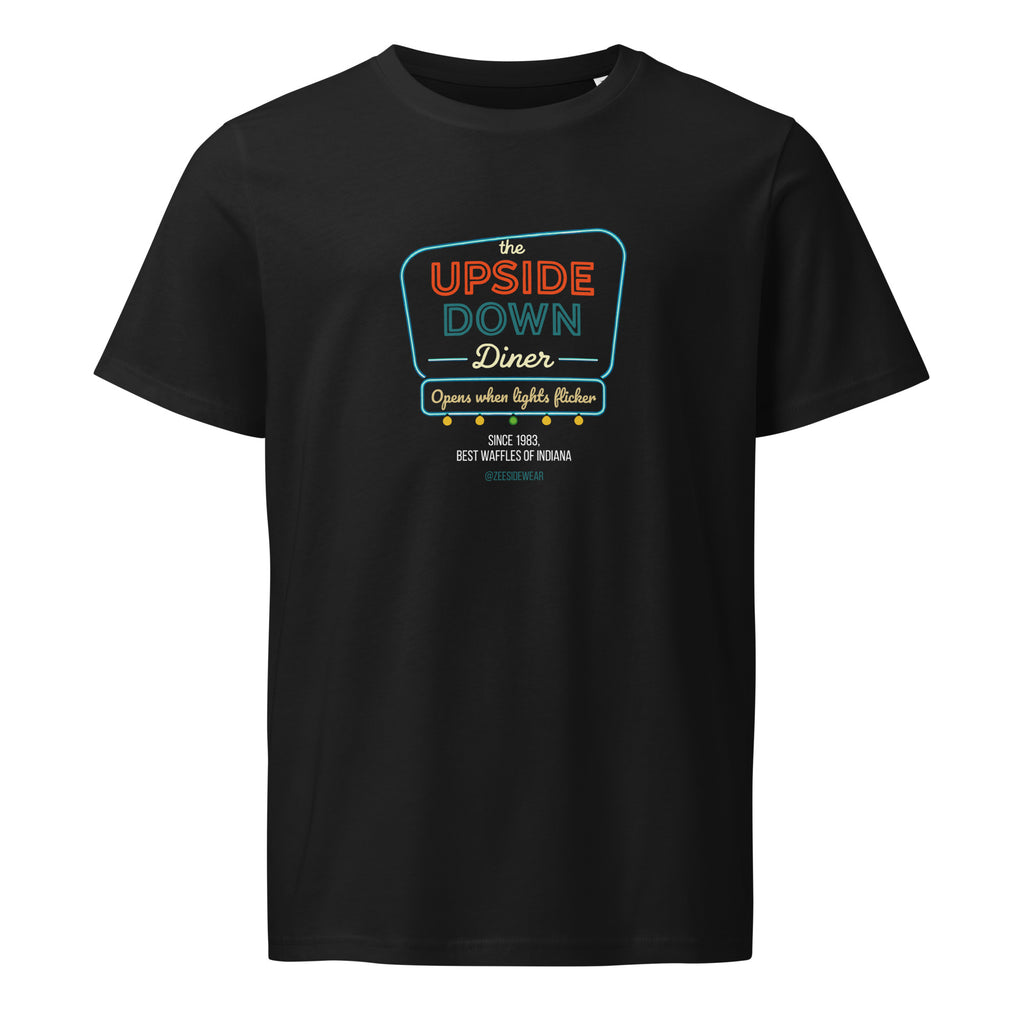 T-shirt The UPSIDE DOWN Diner Nero