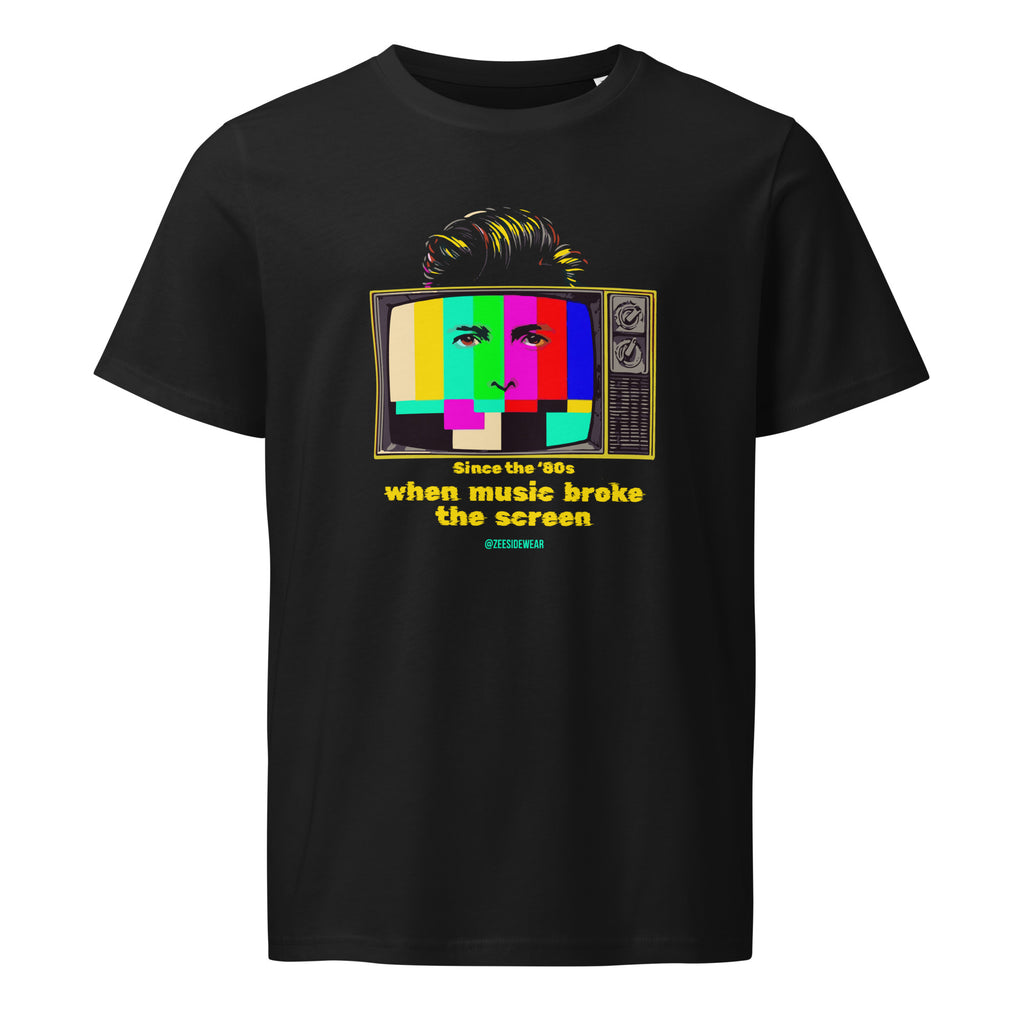 T-shirt SINCE '80s - MUSIC EDITION Nero