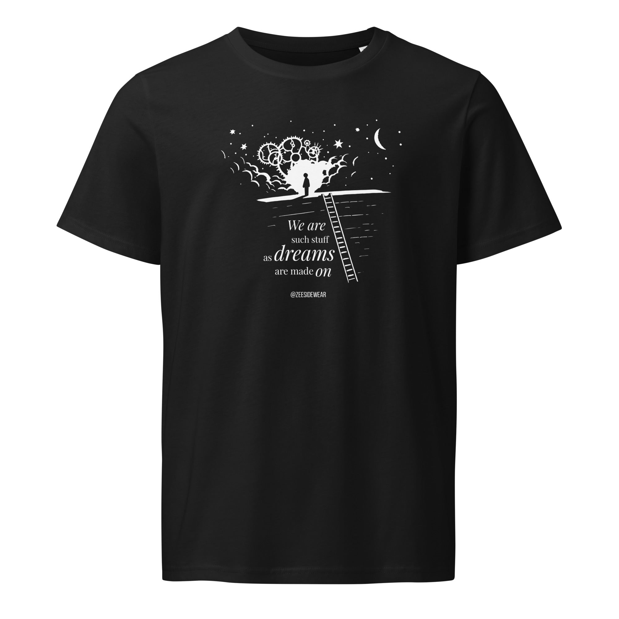 T-shirt WE ARE SUCH STUFF AS DREAMS ARE MADE ON Nero