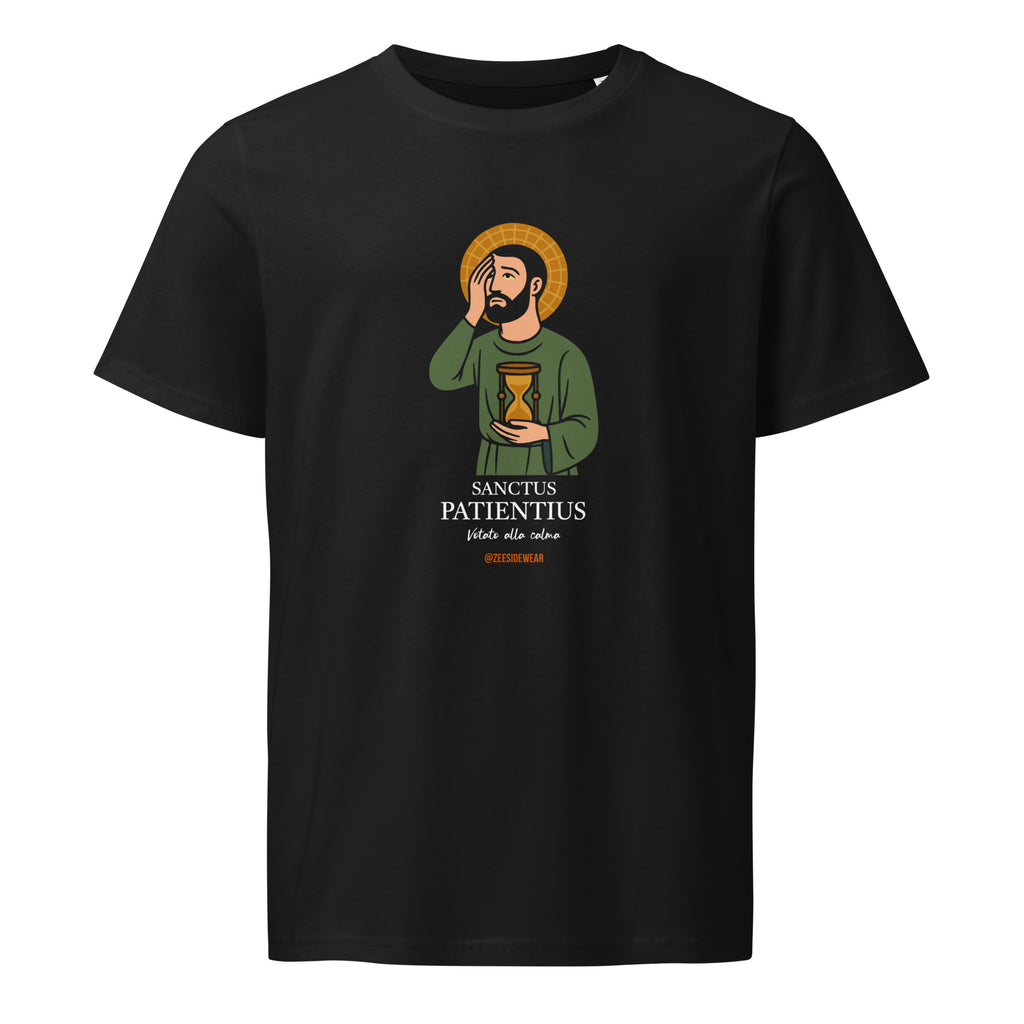 T-shirt SANCTUS PATIENTIUS Nero