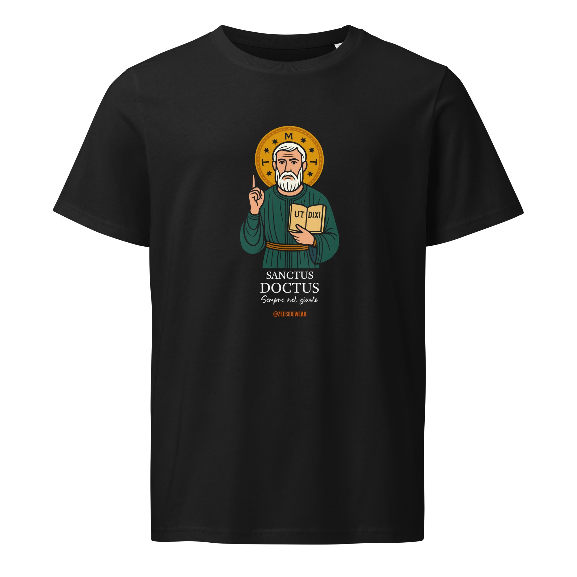 T-shirt SANCTUS DOCTUS Nero