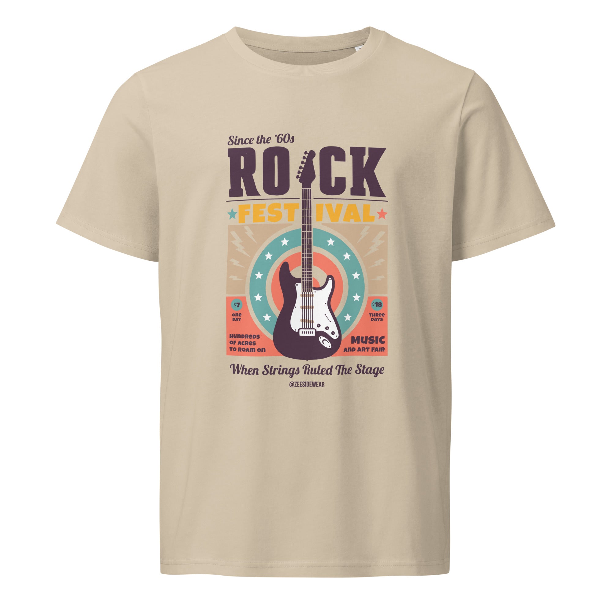 T-shirt SINCE '60s - MUSIC EDITION Desert Dust