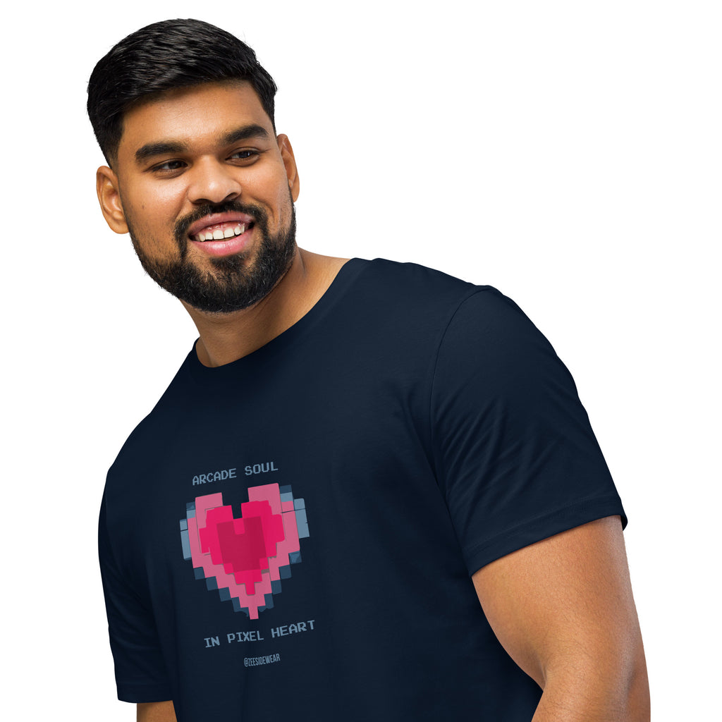 T-SHIRT ARCADE SOUL, IN PIXEL HEART