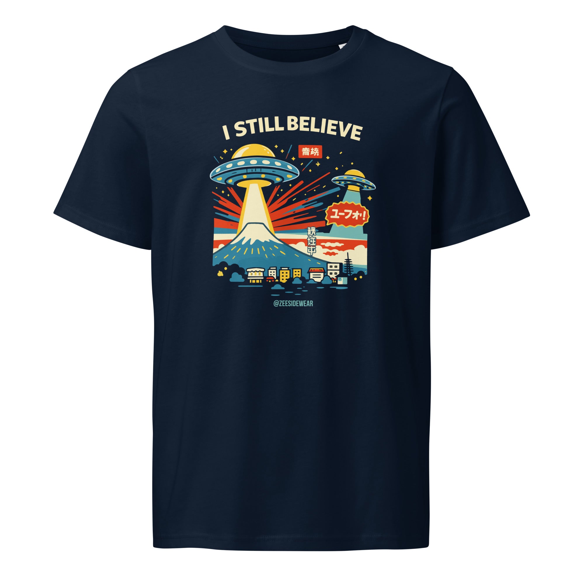 T-shirt I STILL BELIEVE French Navy