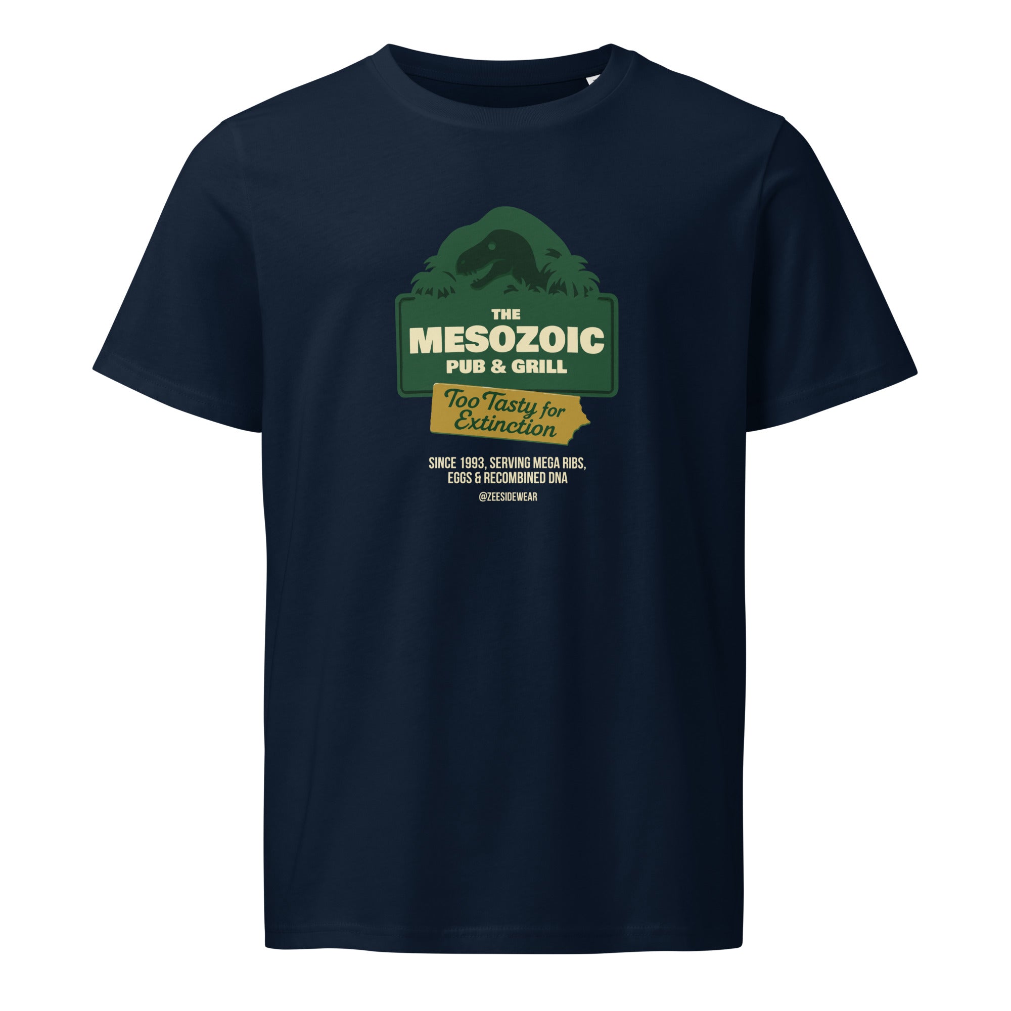 T-shirt THE MESOZOIC Pub&Grill French Navy