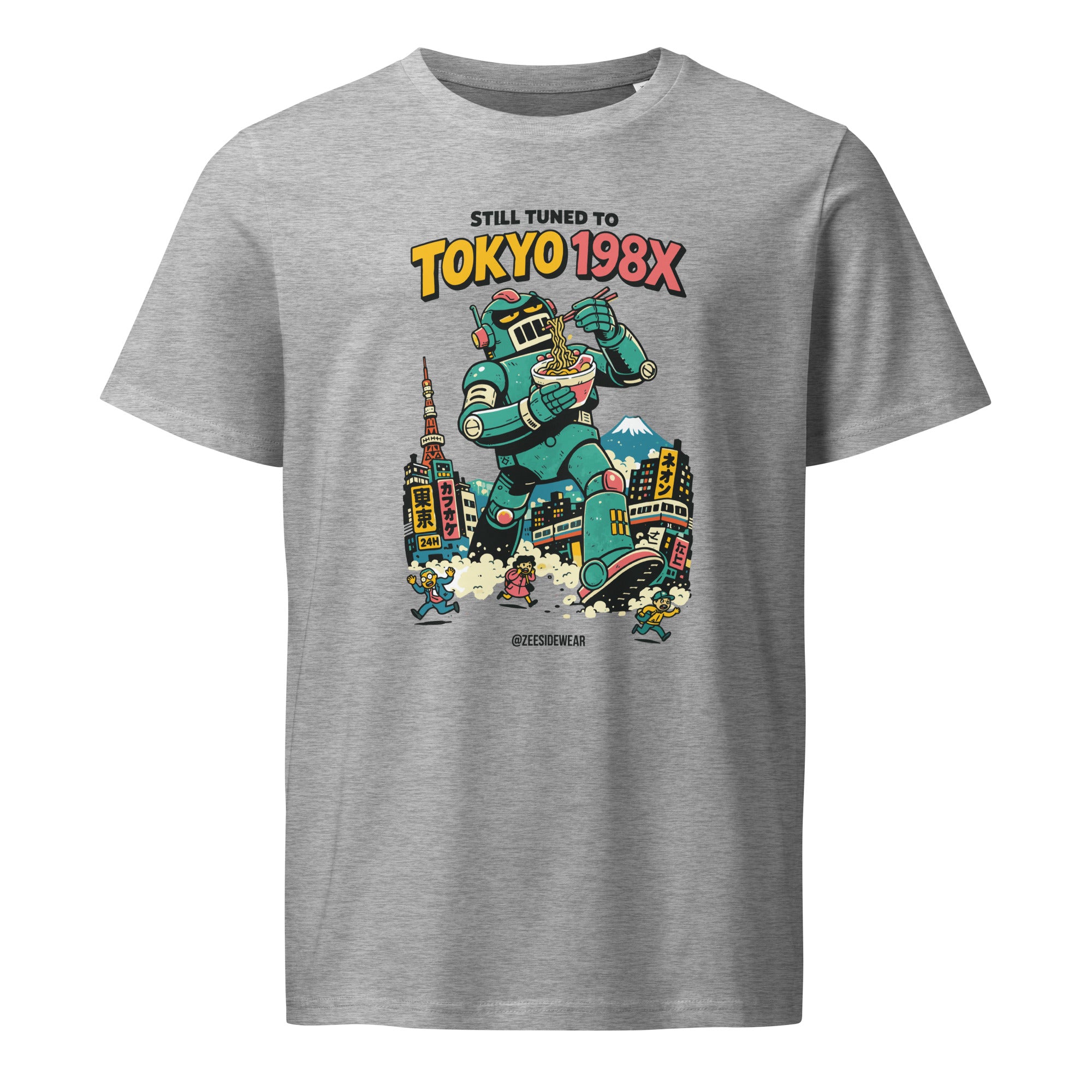 T-shirt STILL TUNED TO TOKYO 198X Heather Grey