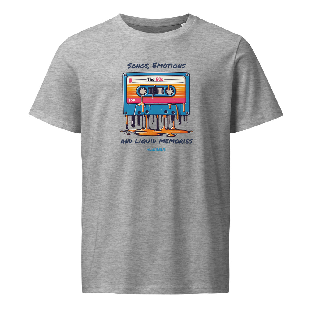 T-shirt SONGS, EMOTIONS AND LIQUID MEMORIES Heather Grey