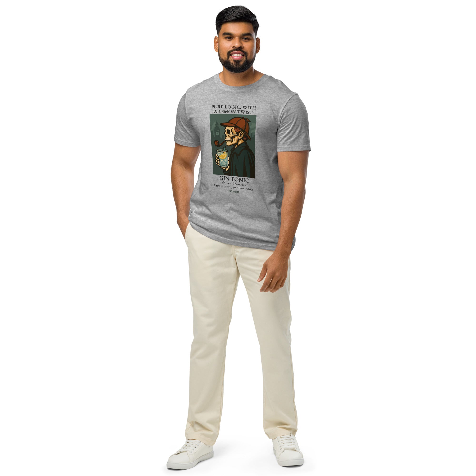 T-shirt SHERLOCK HOLMES & GIN TONIC