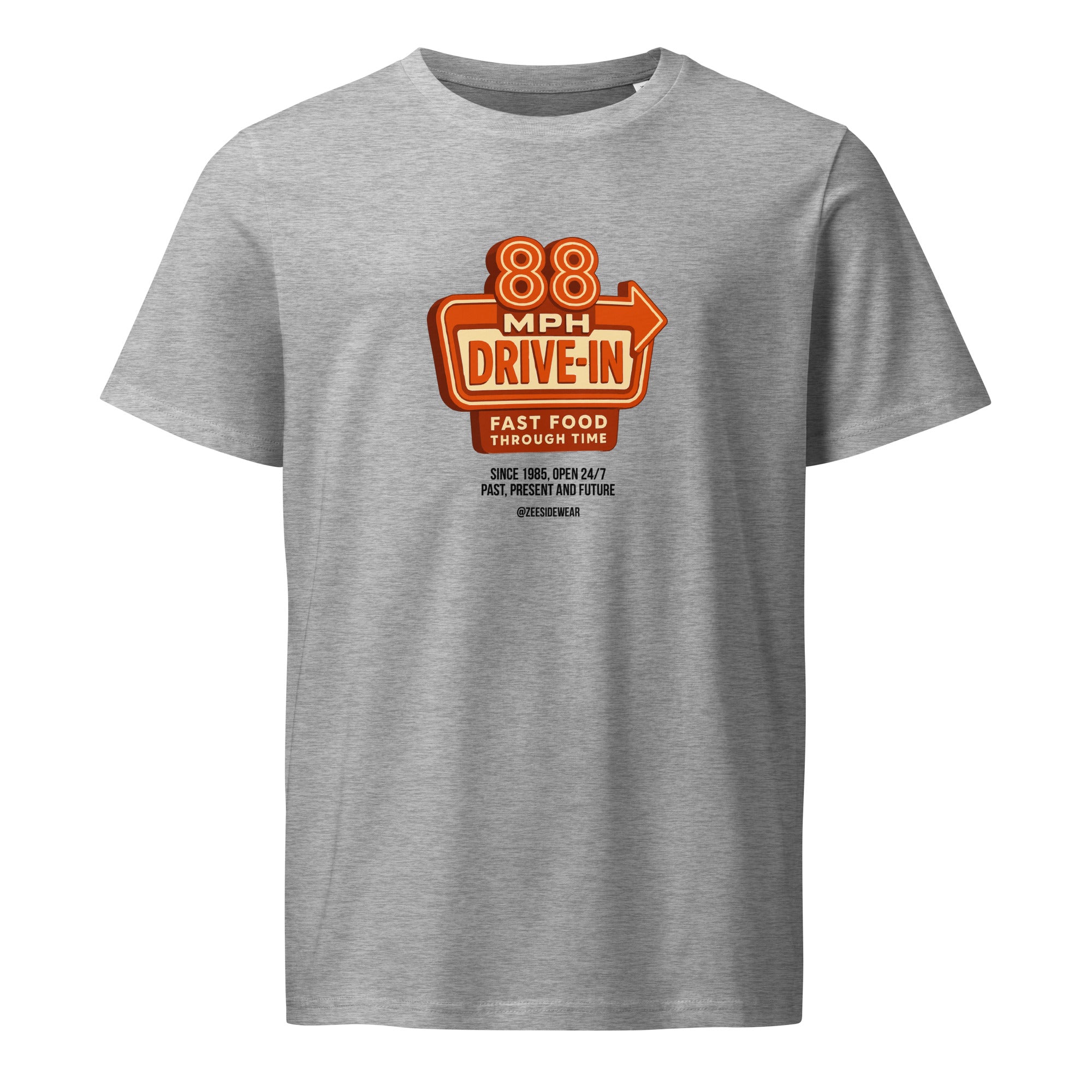 T-shirt 88 MPH Drive-In Heather Grey