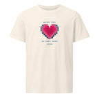T-SHIRT ARCADE SOUL, IN PIXEL HEART Vintage White