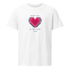 T-SHIRT ARCADE SOUL, IN PIXEL HEART Bianco