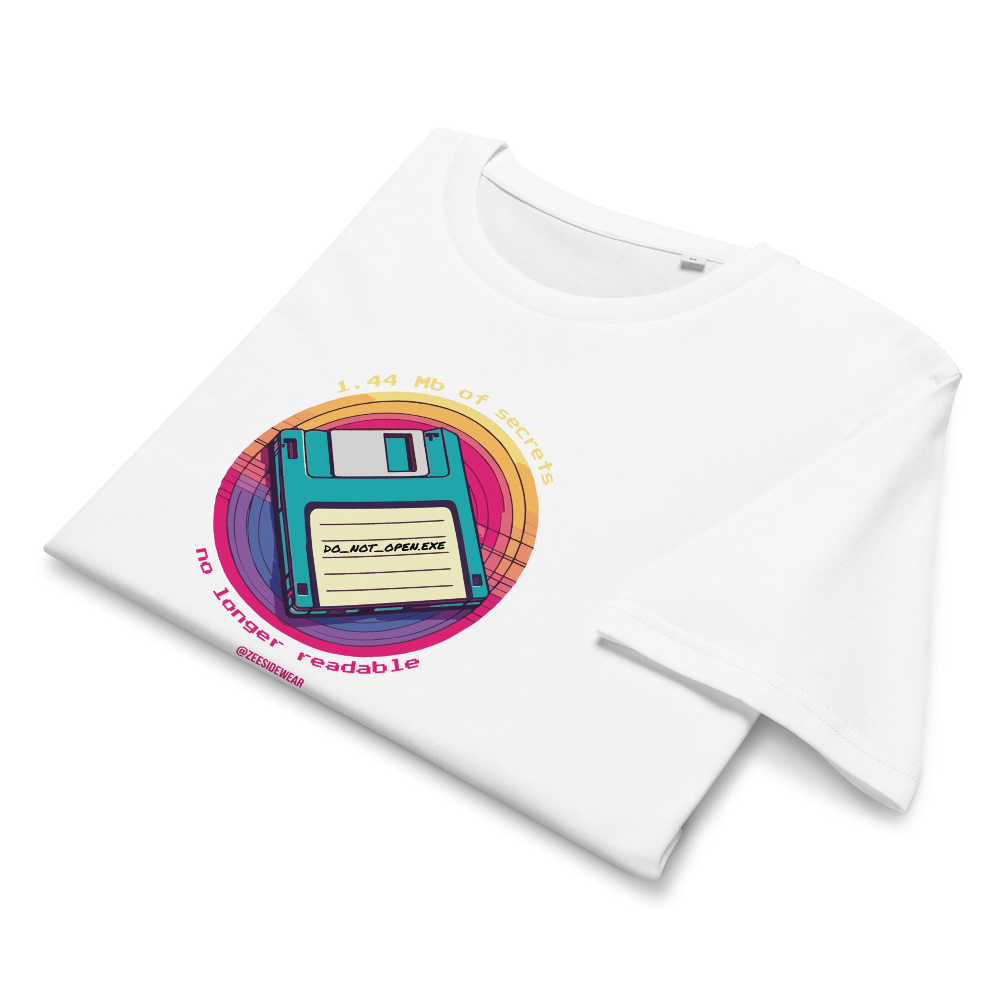 T-shirt 1.44 Mb OF SECRETS, NO LONGER READABLE