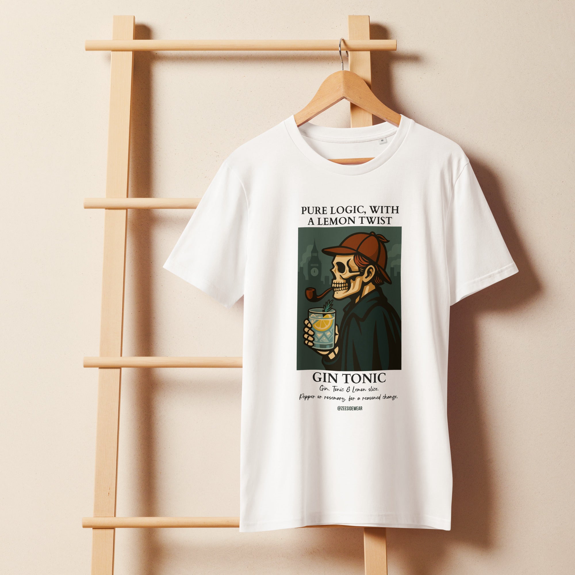 T-shirt SHERLOCK HOLMES & GIN TONIC