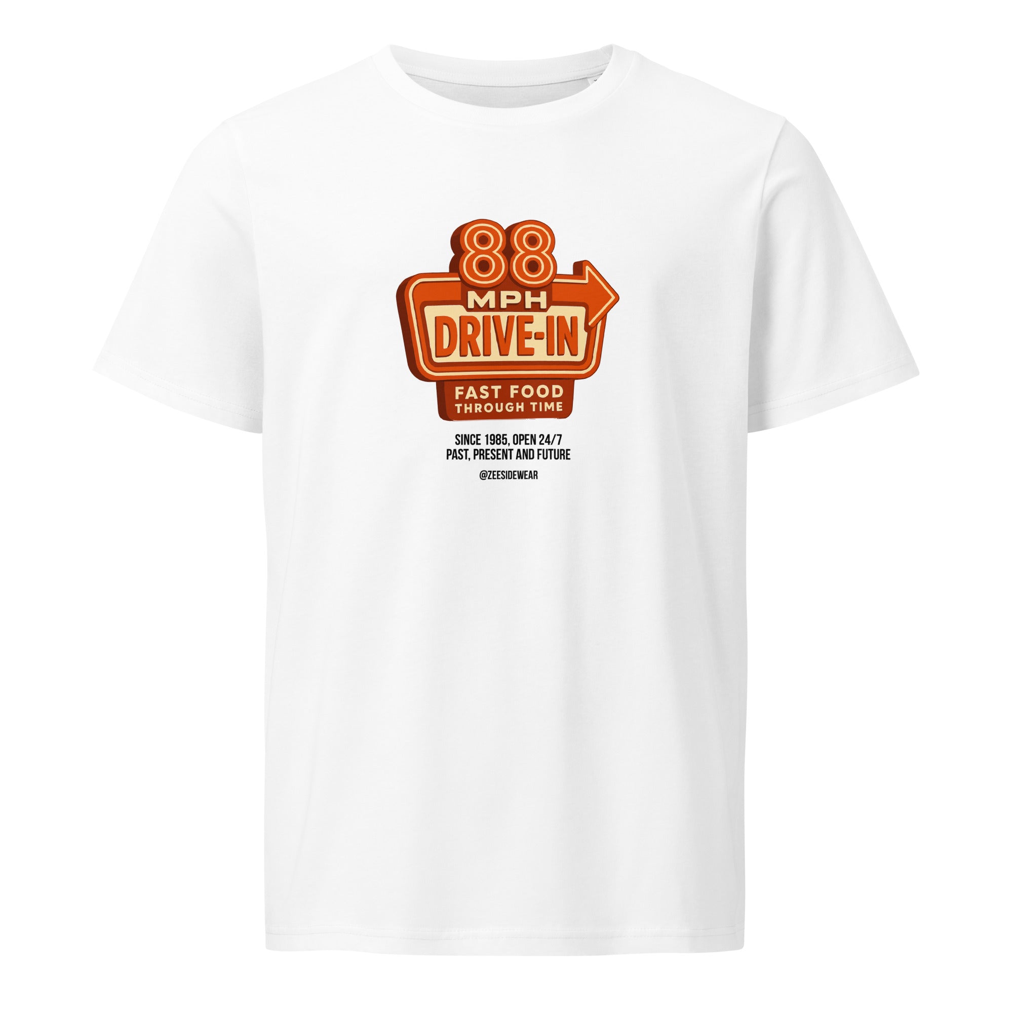 T-shirt 88 MPH Drive-In Bianco