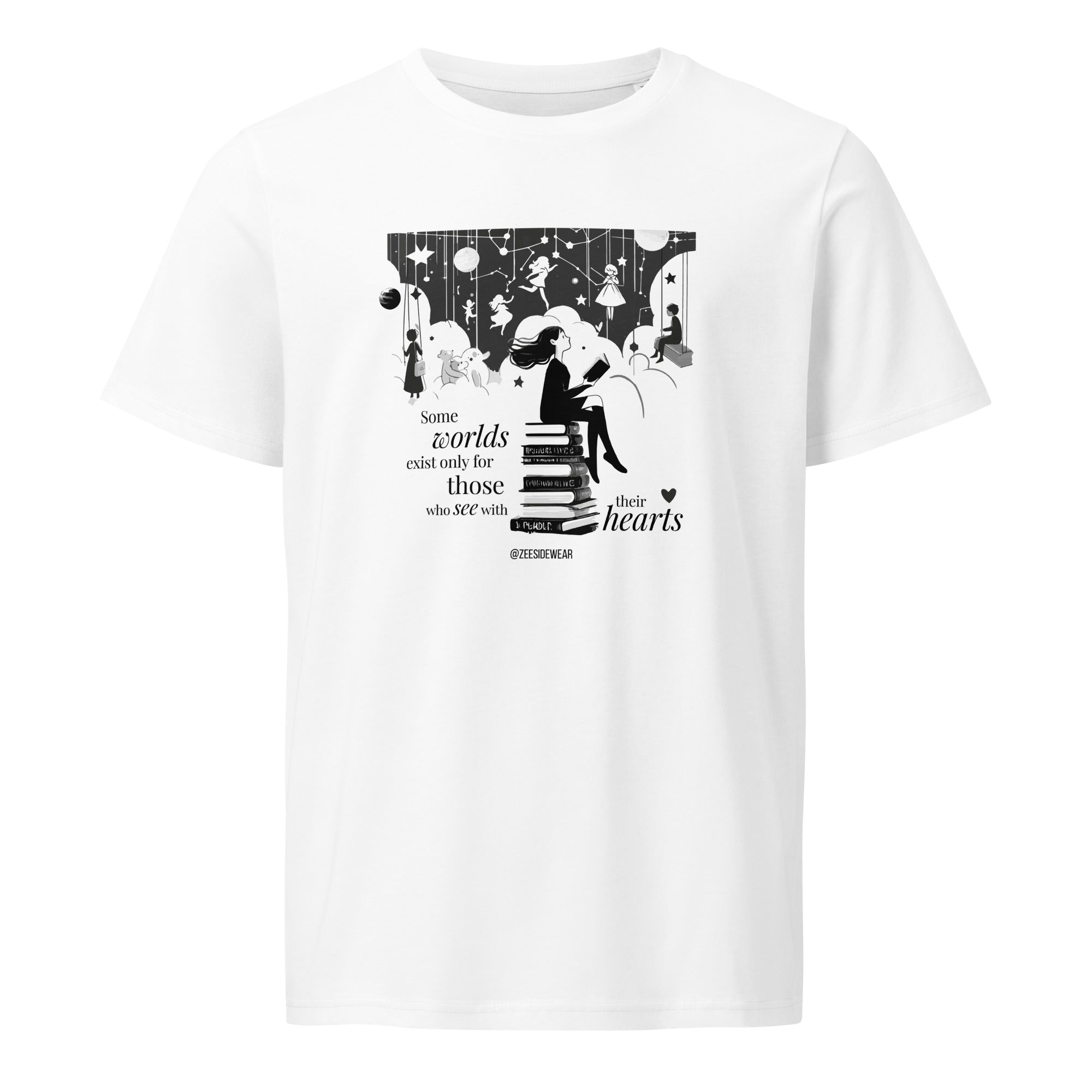 T-shirt SOME WORLDS EXIST ONLY FOR THOSE WHO SEE WITH THEIR HEARTS 2XL