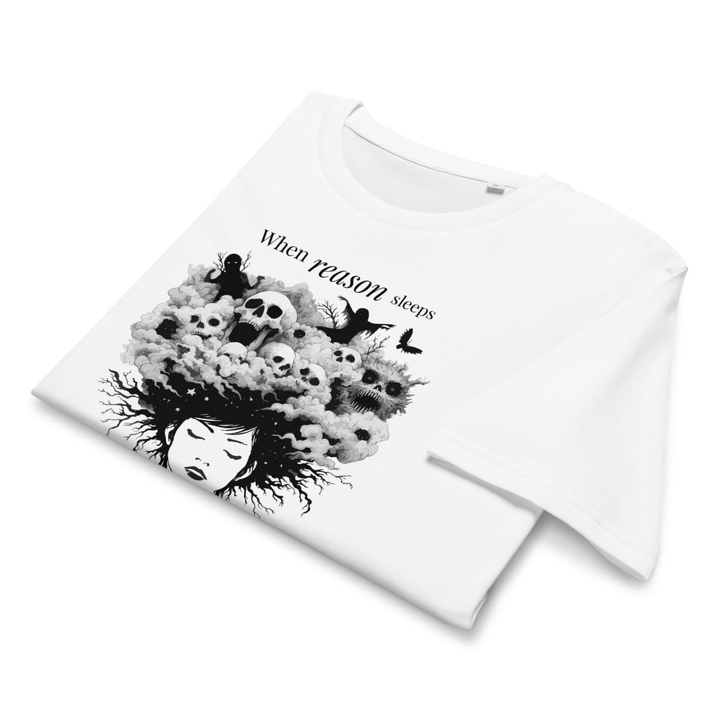 T-shirt WHEN REASON SLEEPS, DARKNESS TAKES FORM