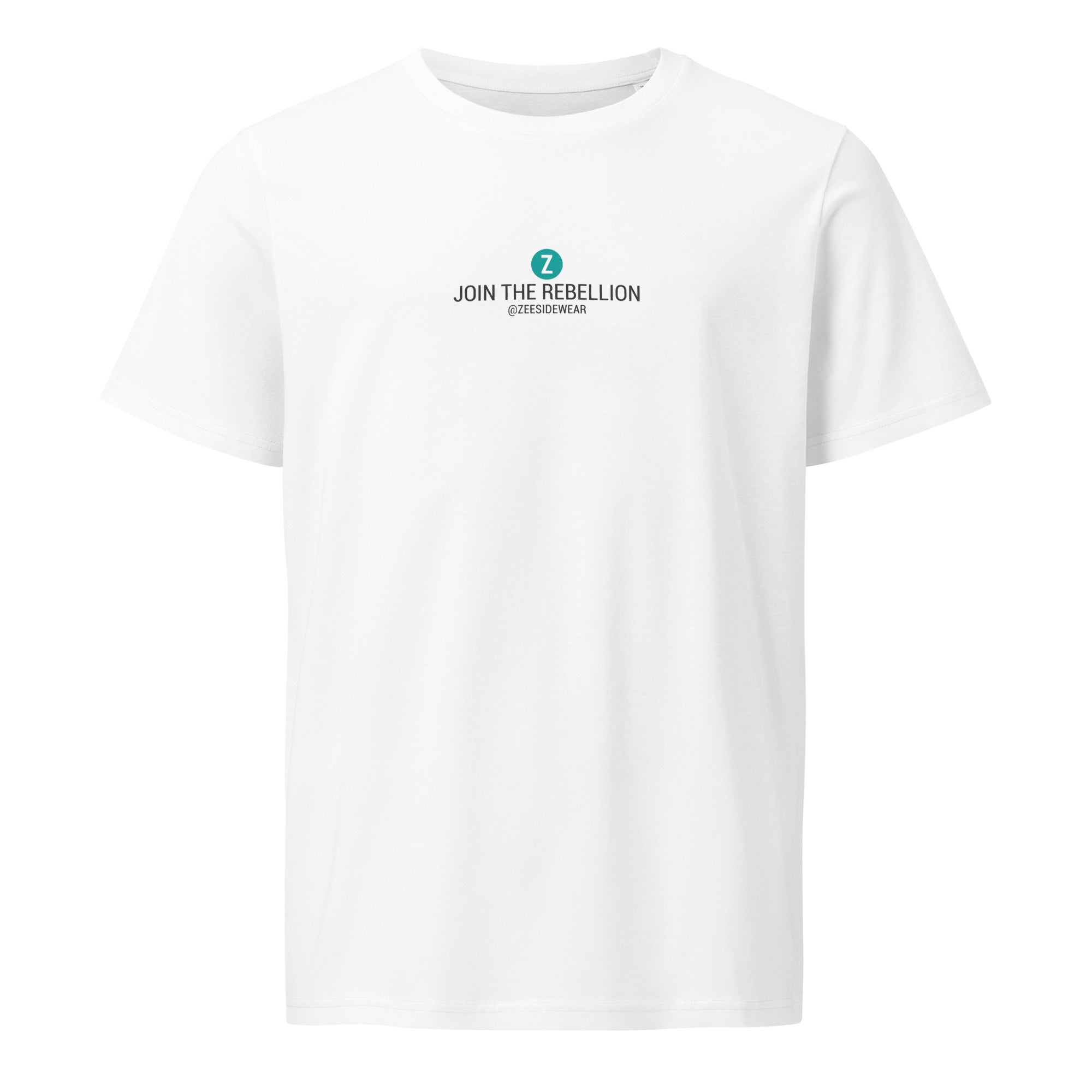 T-shirt JOIN THE [Z] REBELLION Bianco